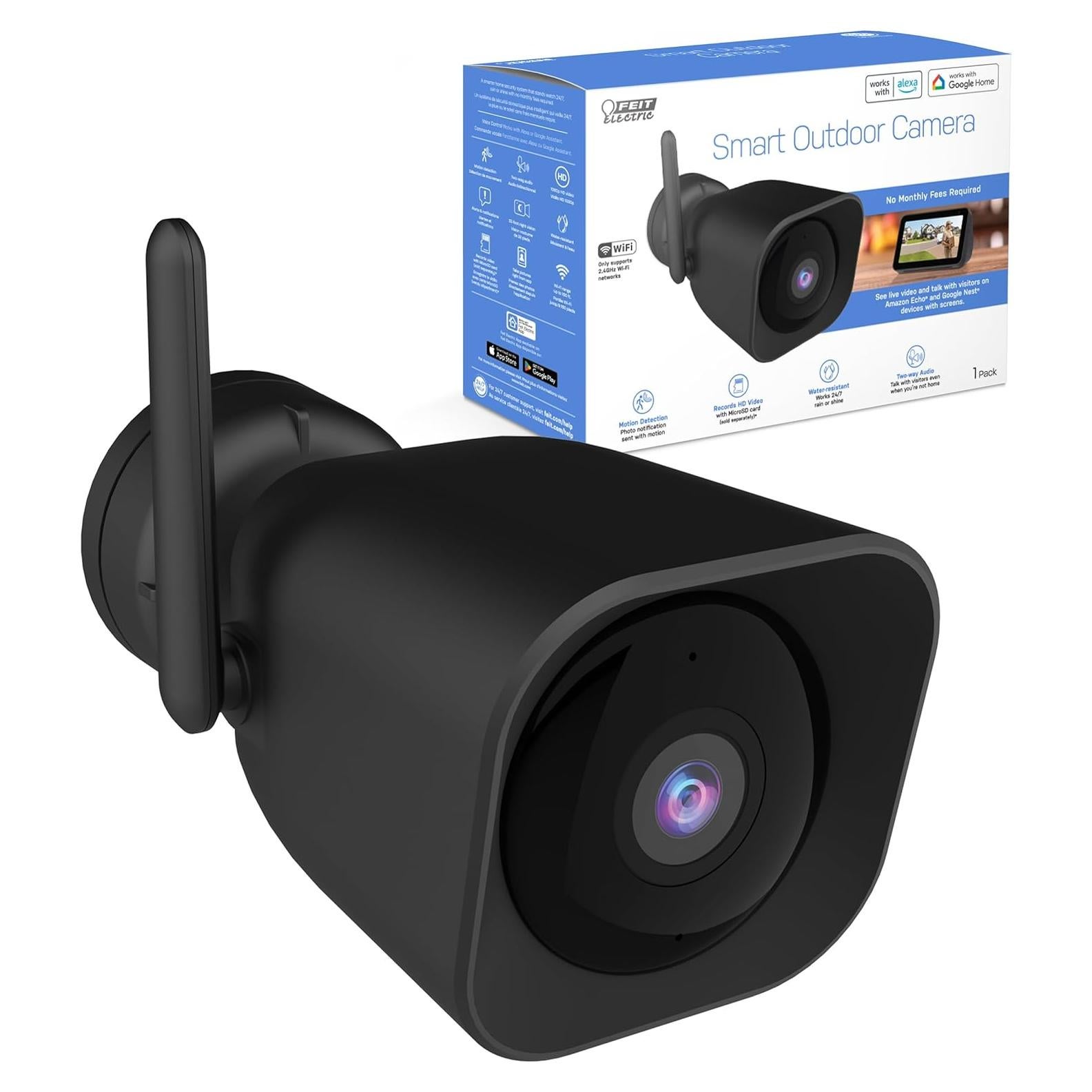 Cámara de Seguridad WiFi HD 1080p Feit Electric con Visión Nocturna