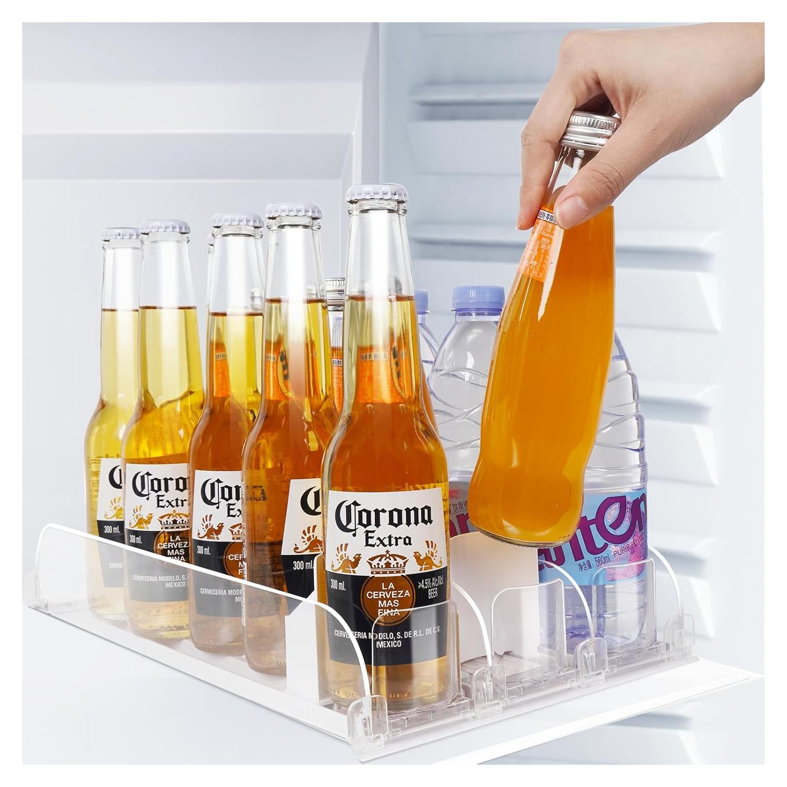 Dispensador de Latas Apilable SOLY - Organizador Refrigerador 12 Latas