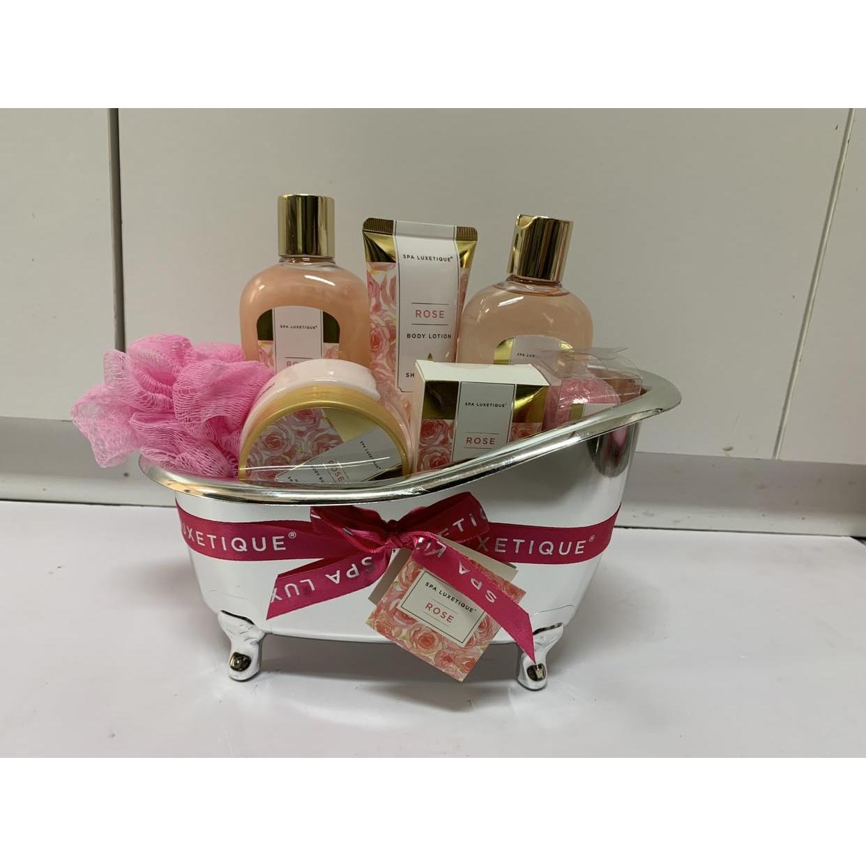 Set de Regalo Spa Luxetique Rosa 8 Piezas Hidratantes