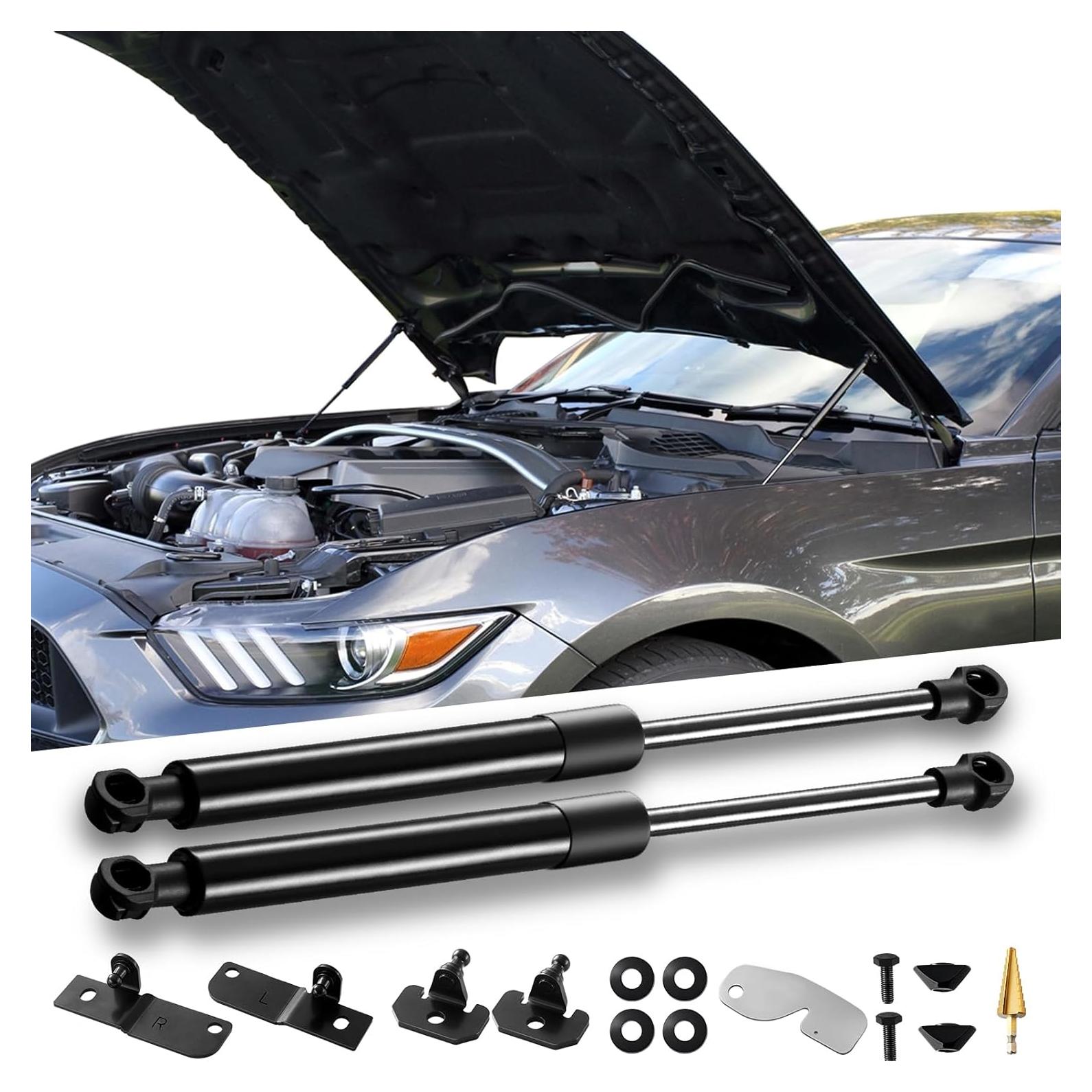 ARANA Hood Struts Lift Support for Ford Mustang 2015-2023, 21-11035-02 Accessories Front Hood Shocks Fits Ford Mustang, 2 Pcs