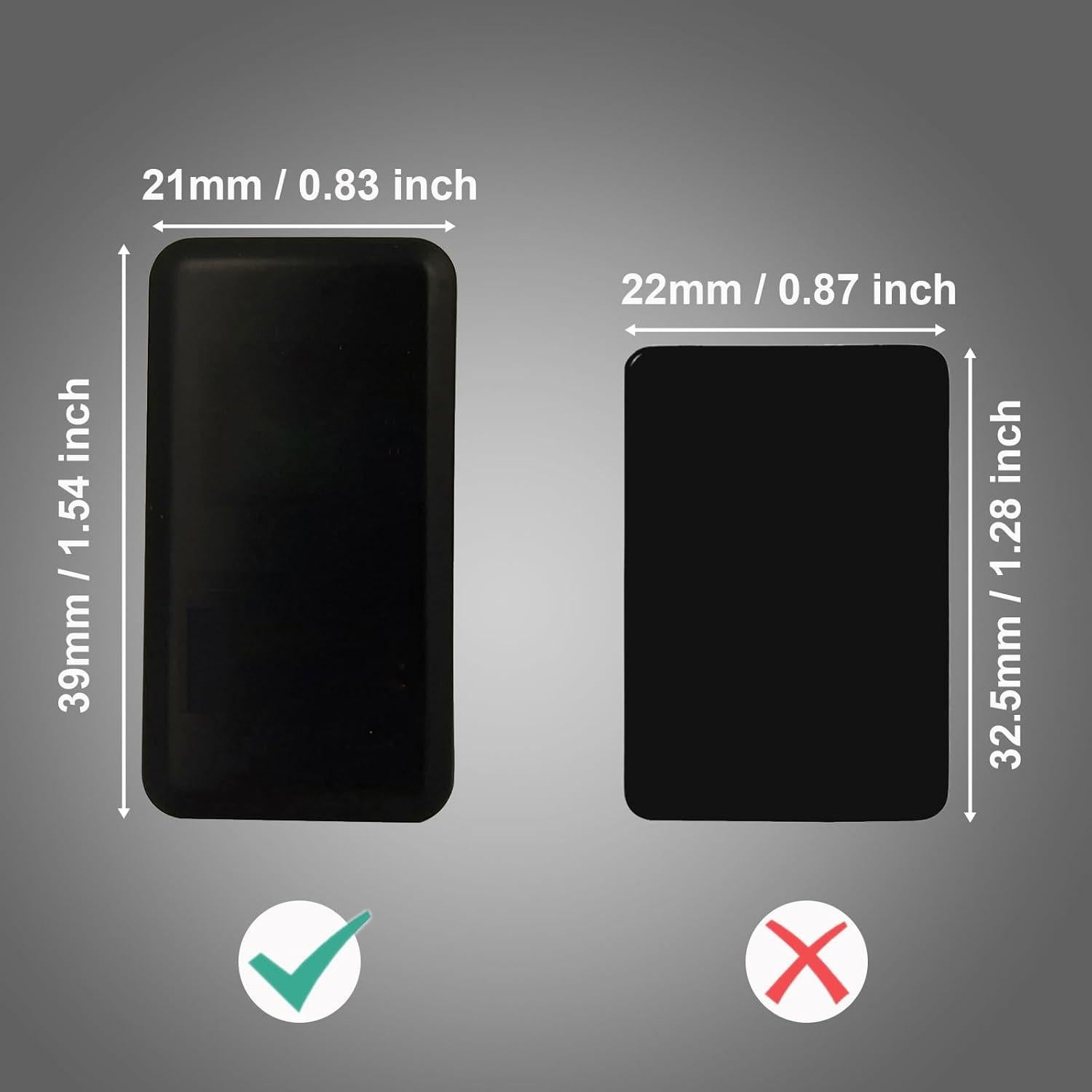 Carcasa de Interruptor Doble 39mm x 21mm para Toyota Prado Hilux