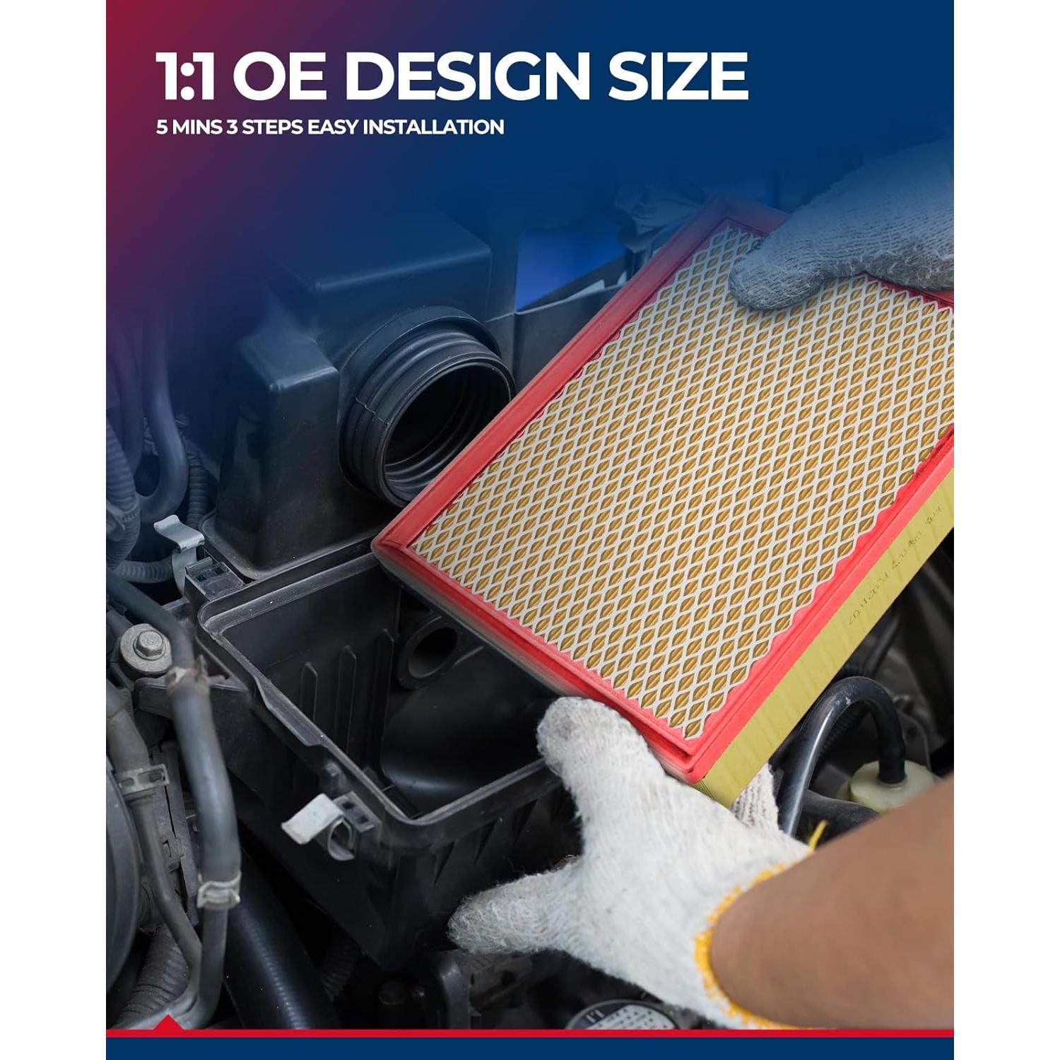 Filtro de Aire KAX CA11422 para BMW X3/X4 2011-2018