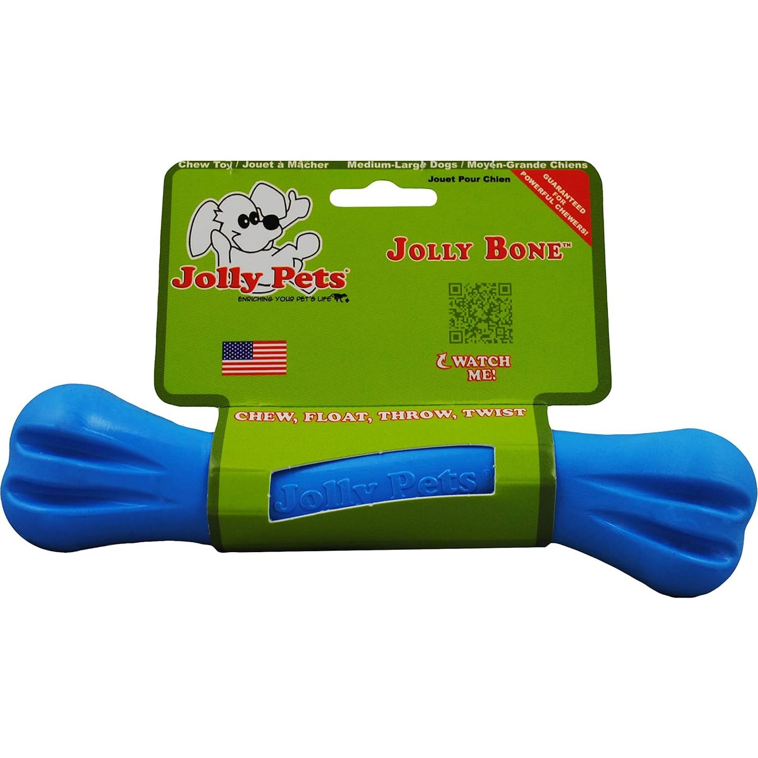 Hueso para Perros Jolly Pets Flex-N-Chew Mediano Azul