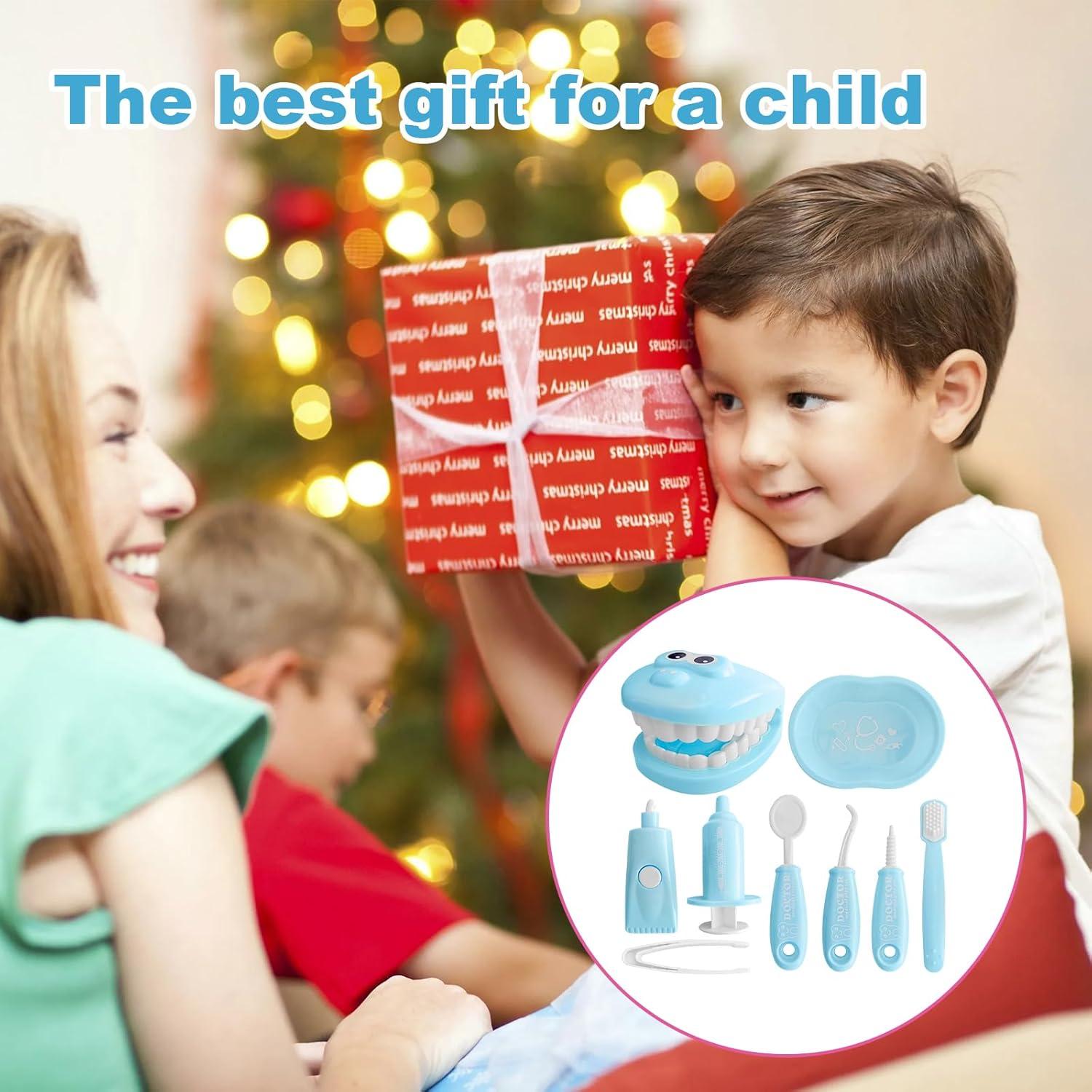 Juego de simulación dental 9 piezas Ceonam - Kit educativo azul