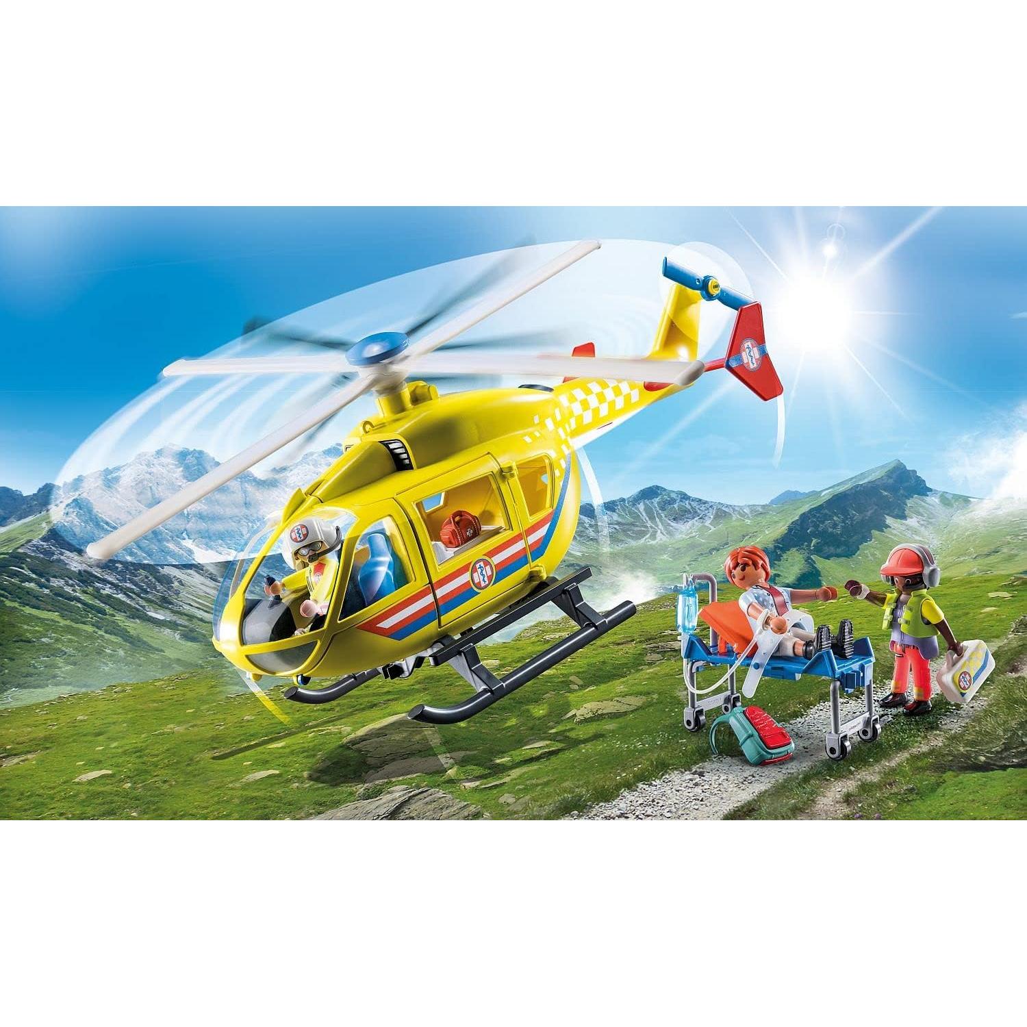 Helicóptero Médico Playmobil 71203 con Accesorios