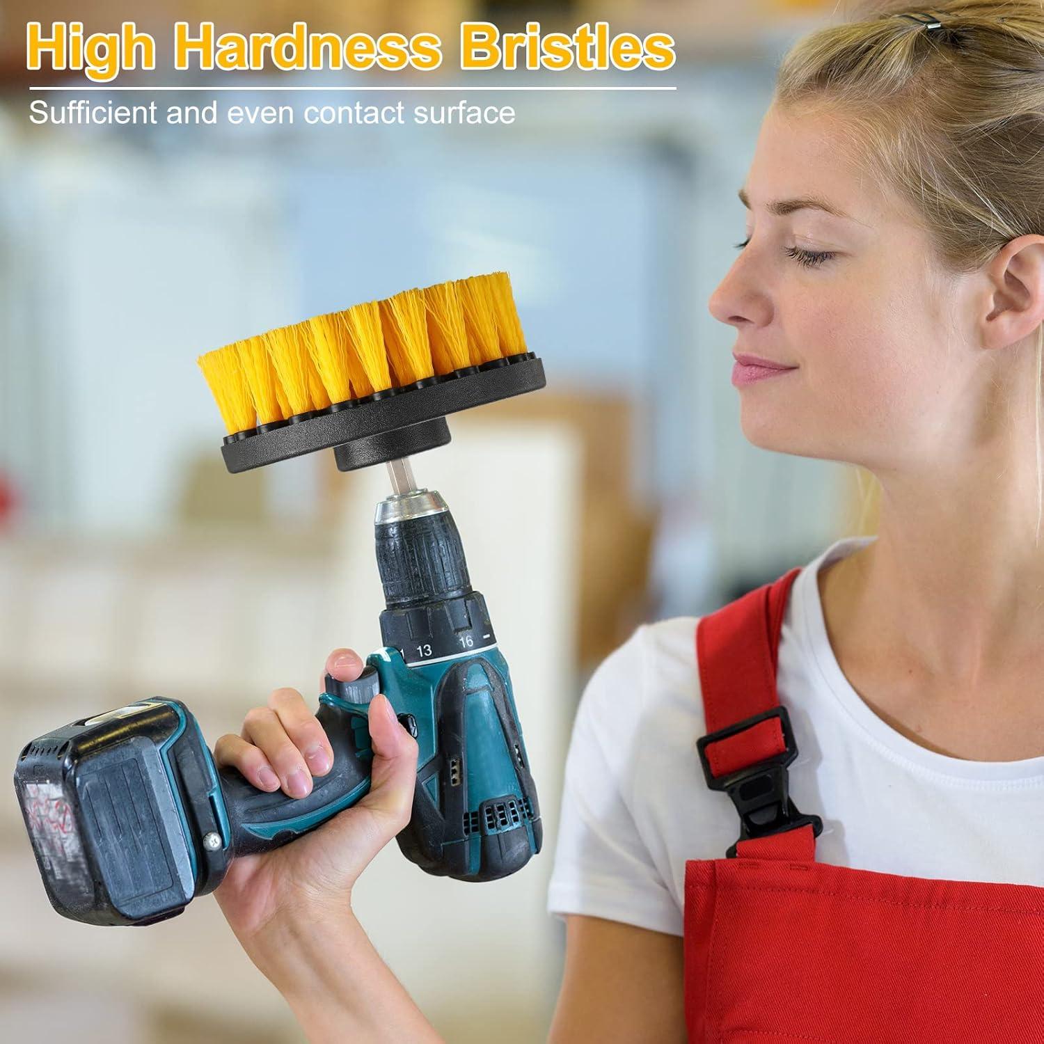 Kit de cepillos de limpieza Remerry 12 Pcs Nylon Amarillo