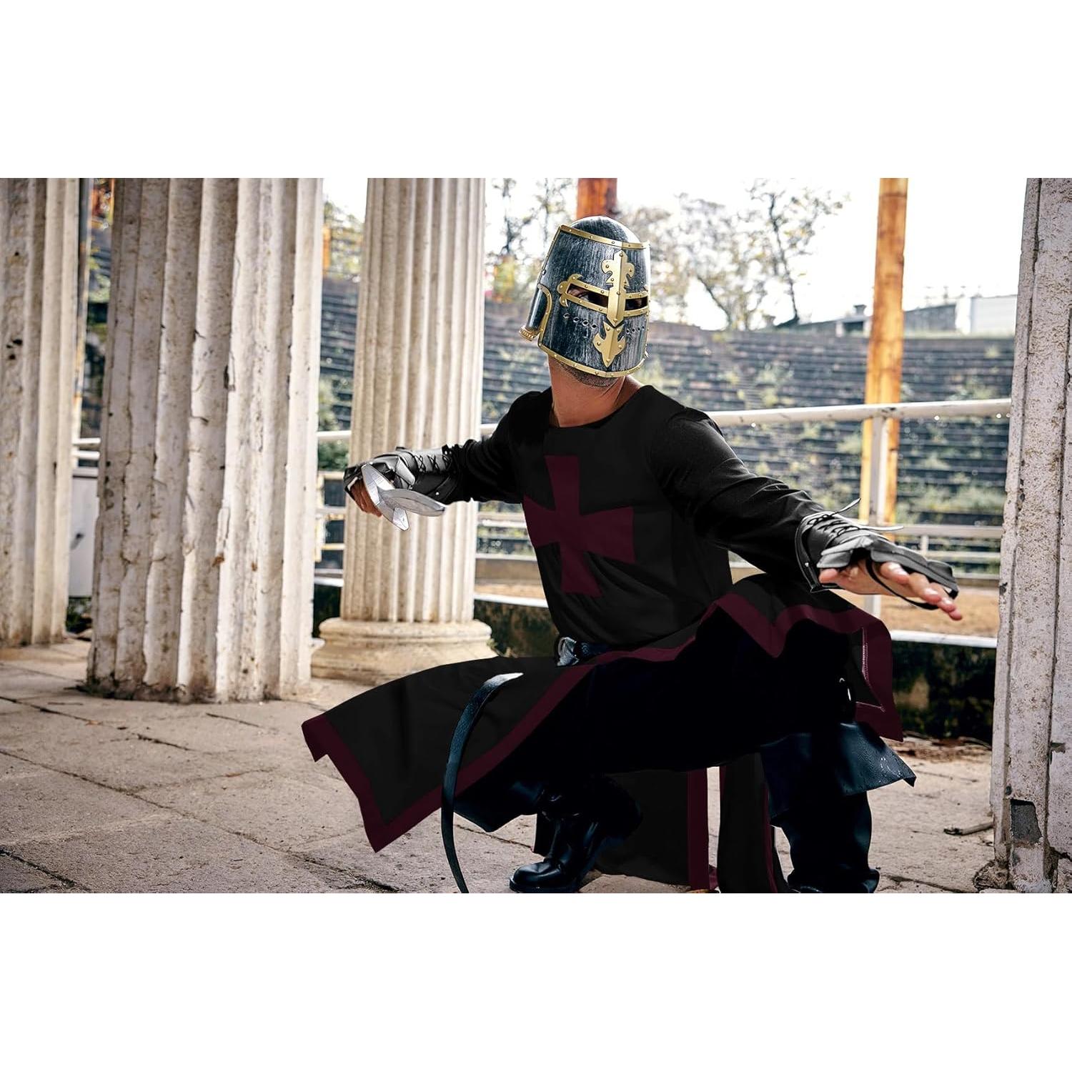 Disfraz Cruzado Medieval Templario Hombre Ryannology Mediano