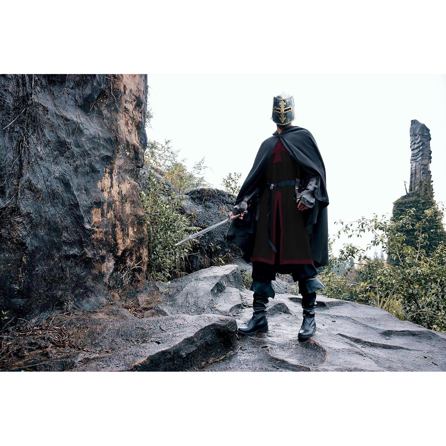 Disfraz Cruzado Medieval Templario Hombre Ryannology Mediano