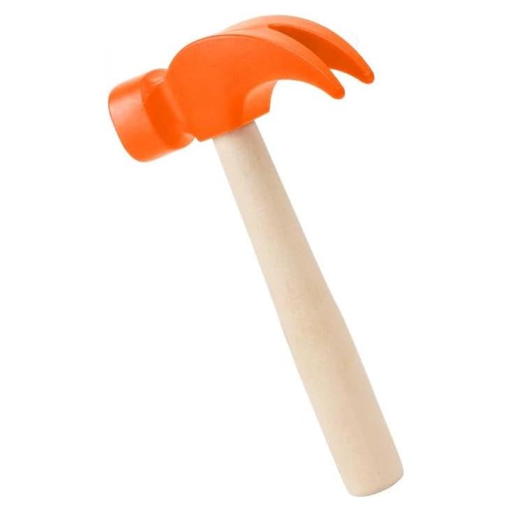 Juguete Martillo de Madera Hxezoc 16.5x7.6cm Naranja