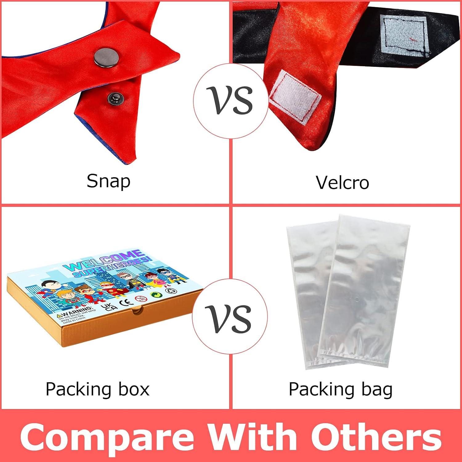 Capa de Superhéroe para Niños 66x66 cm - Disfraz con Máscara