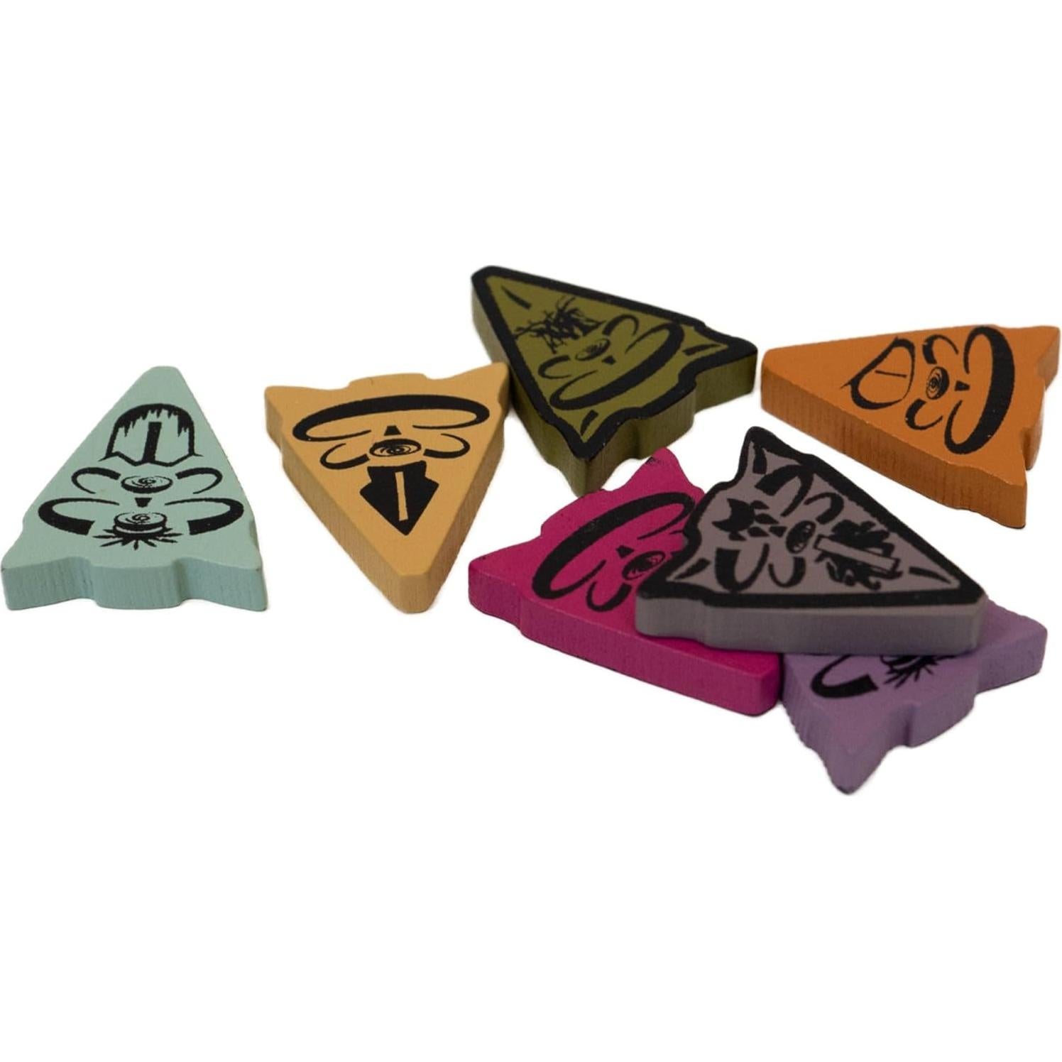 Fichas Premium de Madera Spirit Island | Paquete 2 | 201 Piezas