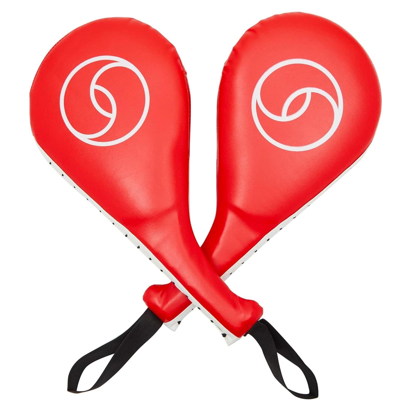 Pads de Patada Juvale para Taekwondo - 2 Piezas Rojas