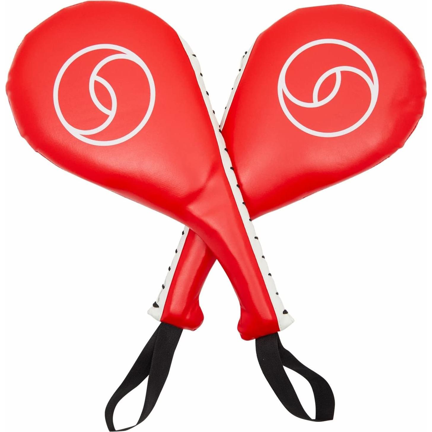 Pads de Patada Juvale para Taekwondo - 2 Piezas Rojas