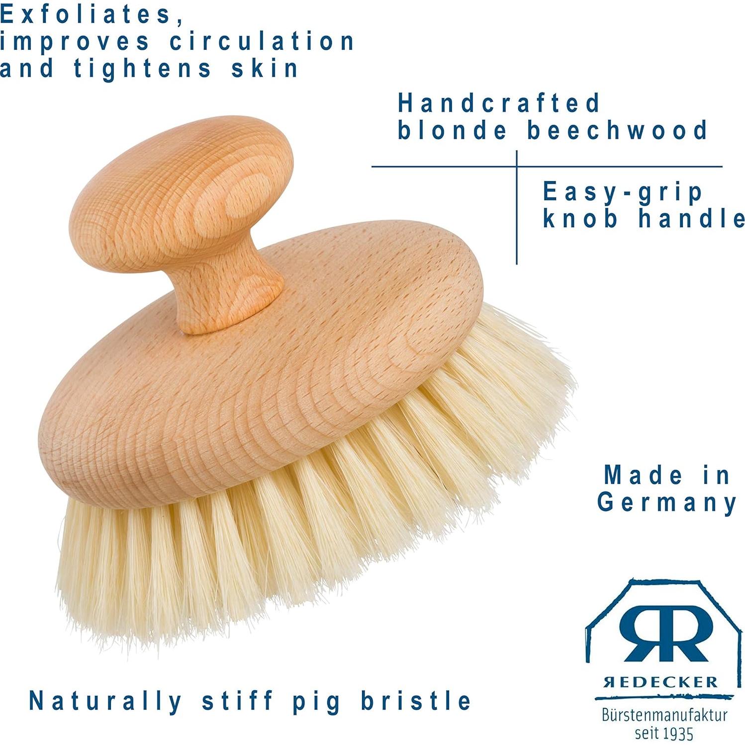 Cepillo de Masaje Redecker de Cerda Natural 9.84 cm