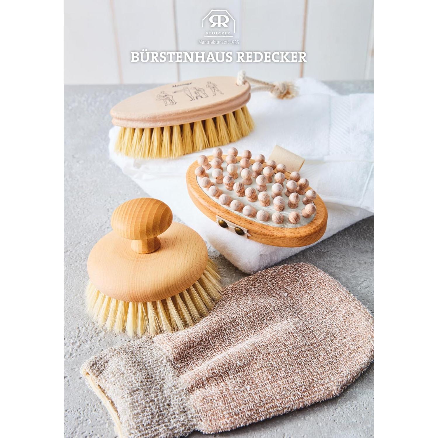 Cepillo de Masaje Redecker de Cerda Natural 9.84 cm