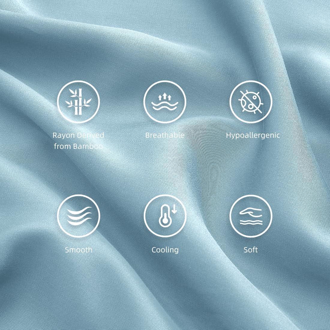 Funda de almohada estándar Parkdeny de viscosa de bambú 2 unidades