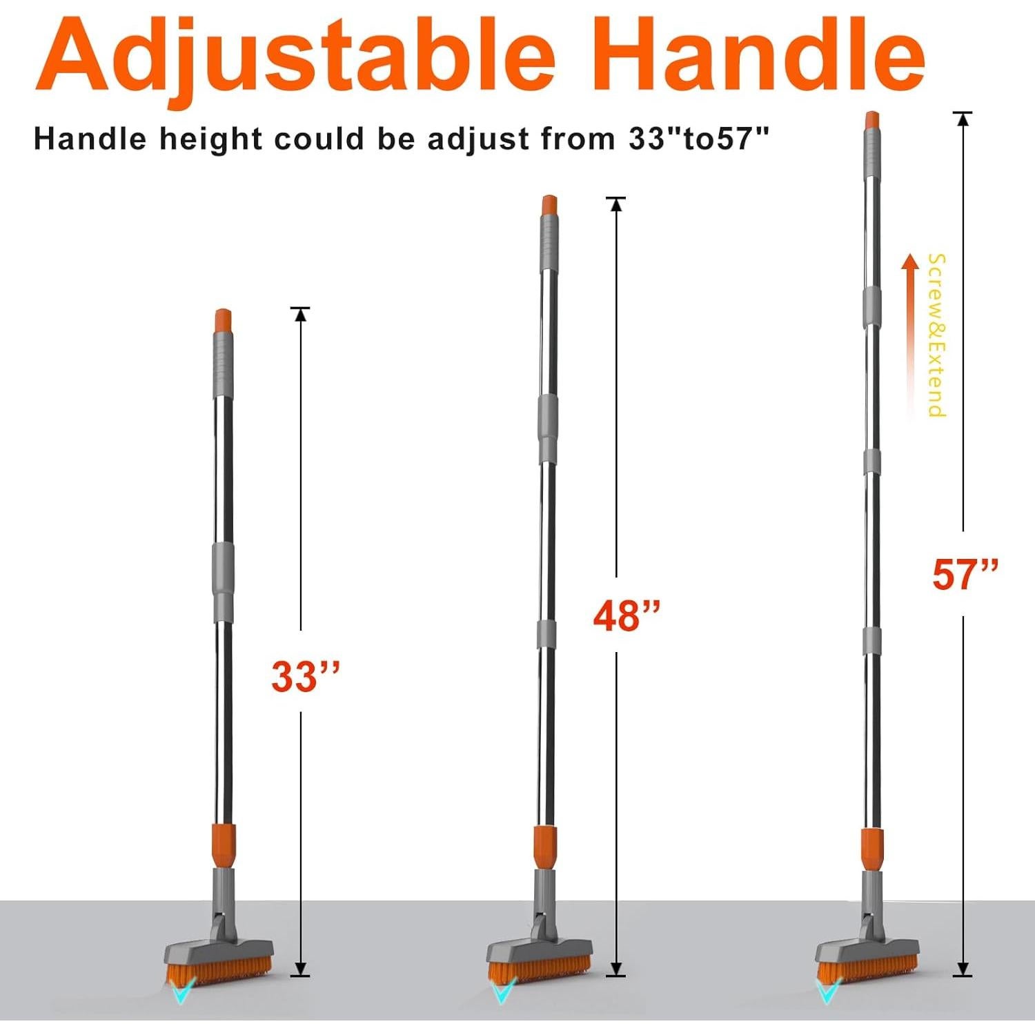 Limpiador de Juntas BITOPE con Mango Ajustable y Cabezal V