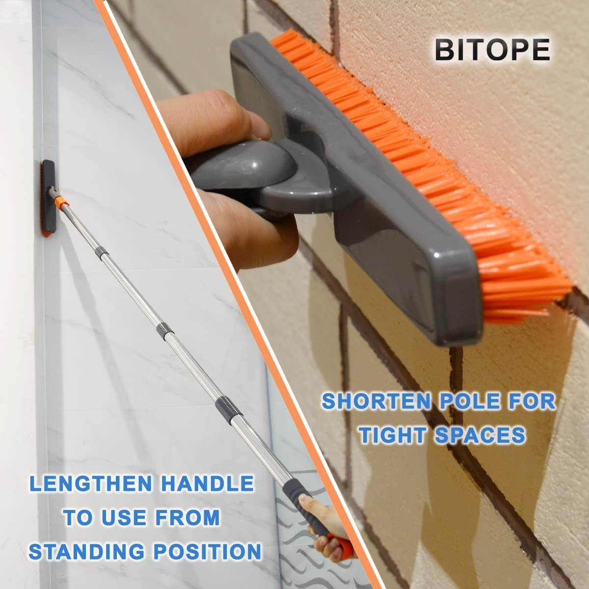 Limpiador de Juntas BITOPE con Mango Ajustable y Cabezal V