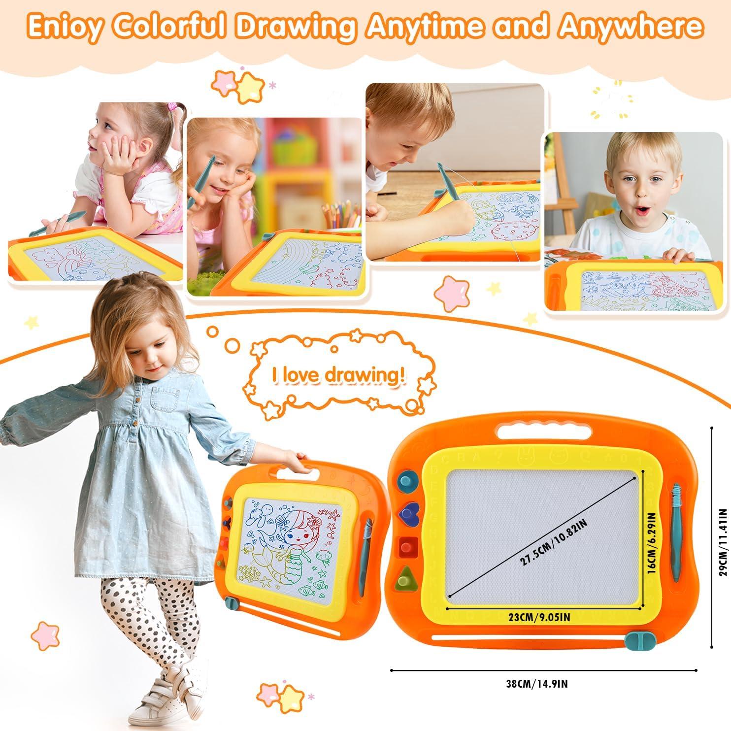 Tablero Magnético de Dibujo BABLOCVID 38 cm Colorido Educativo