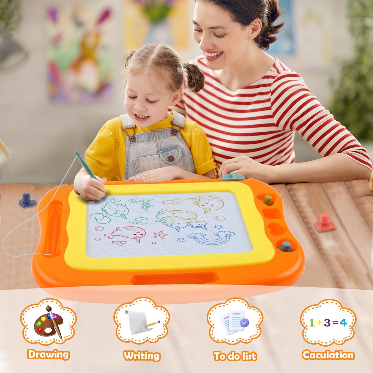 Tablero Magnético de Dibujo BABLOCVID 38 cm Colorido Educativo