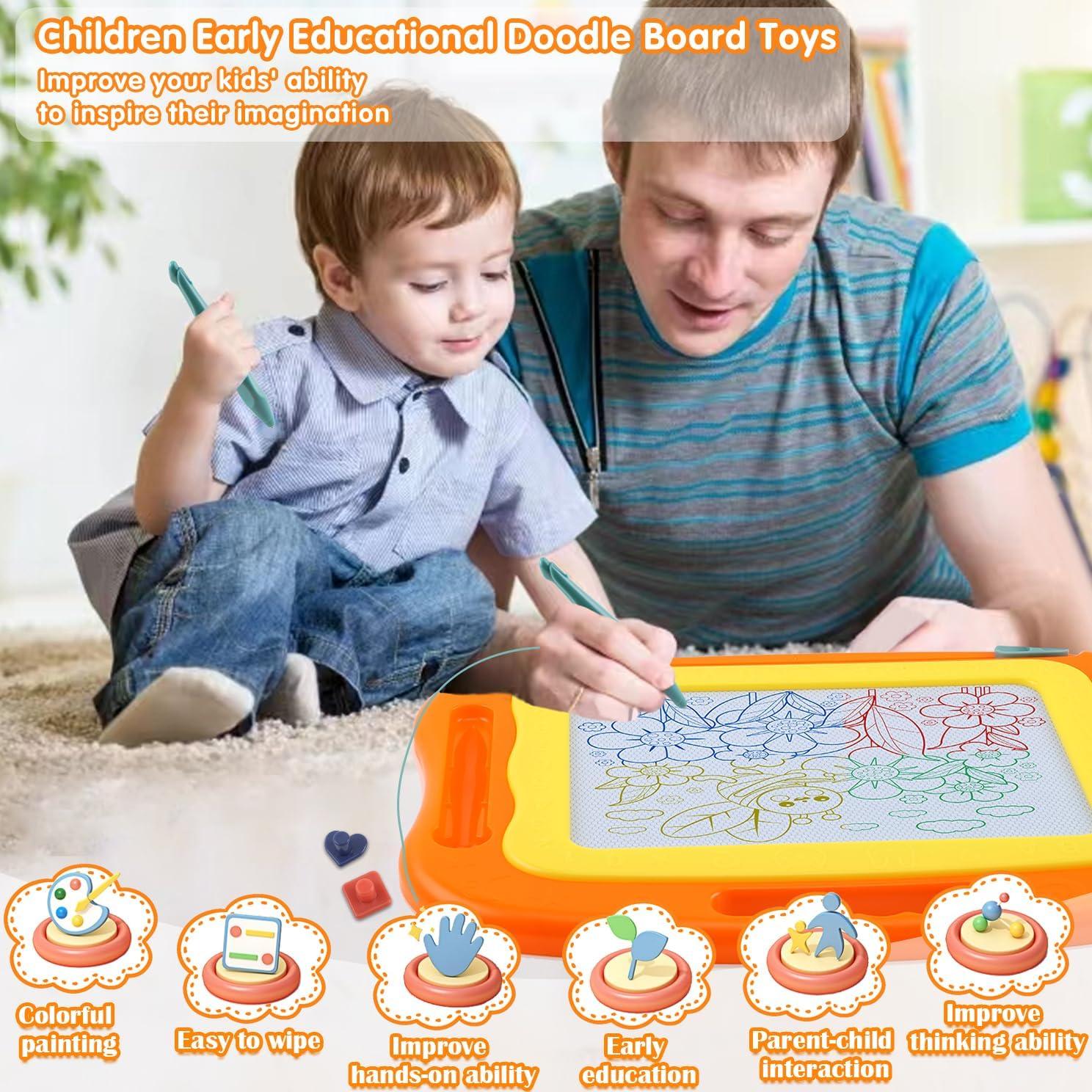 Tablero Magnético de Dibujo BABLOCVID 38 cm Colorido Educativo