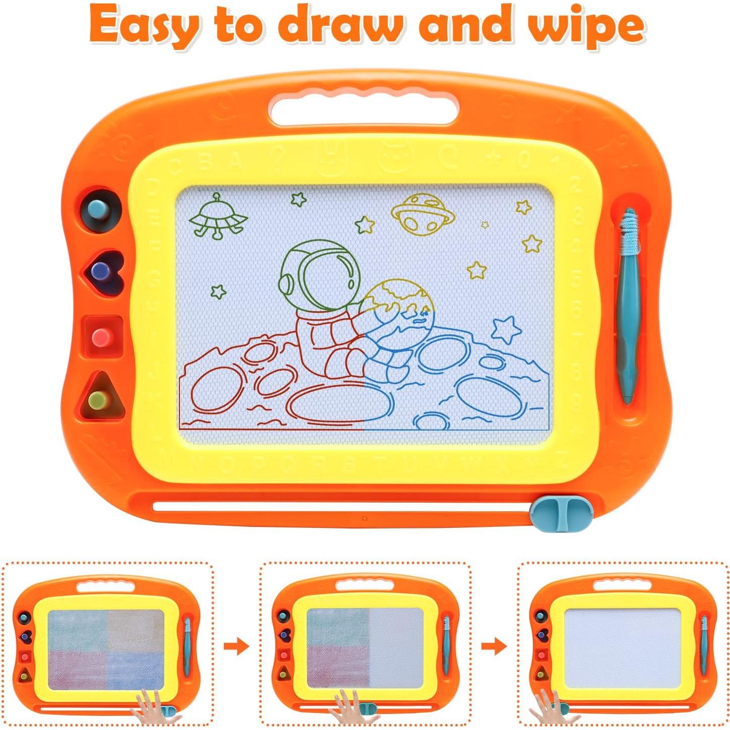 Tablero Magnético de Dibujo BABLOCVID 38 cm Colorido Educativo