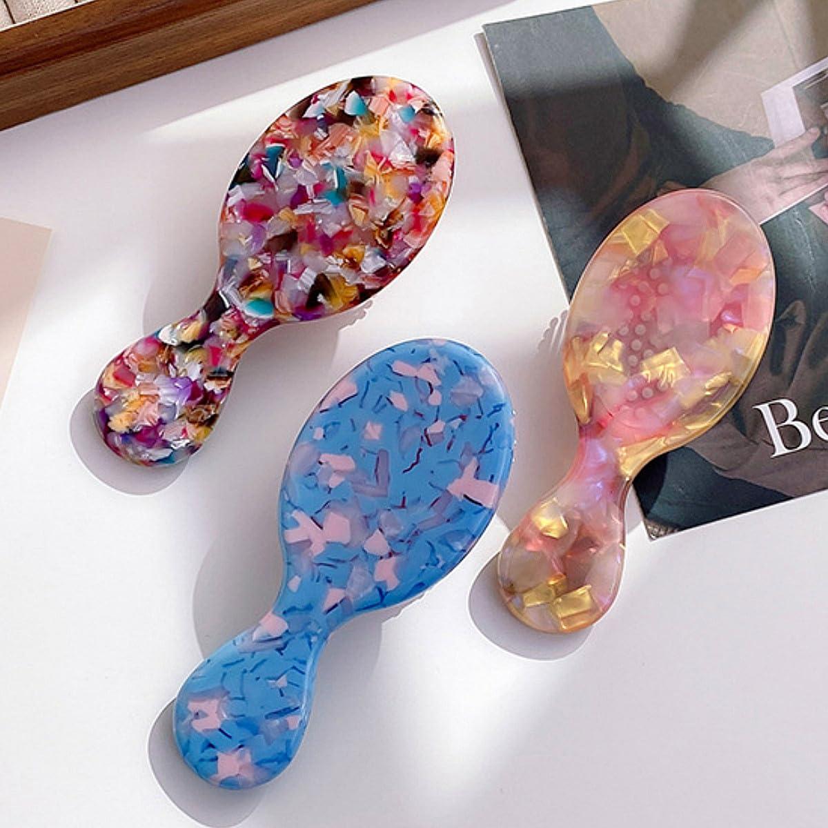 Cepillo de Pelo Mini SINIDE con Mango de Acetato 18x7cm