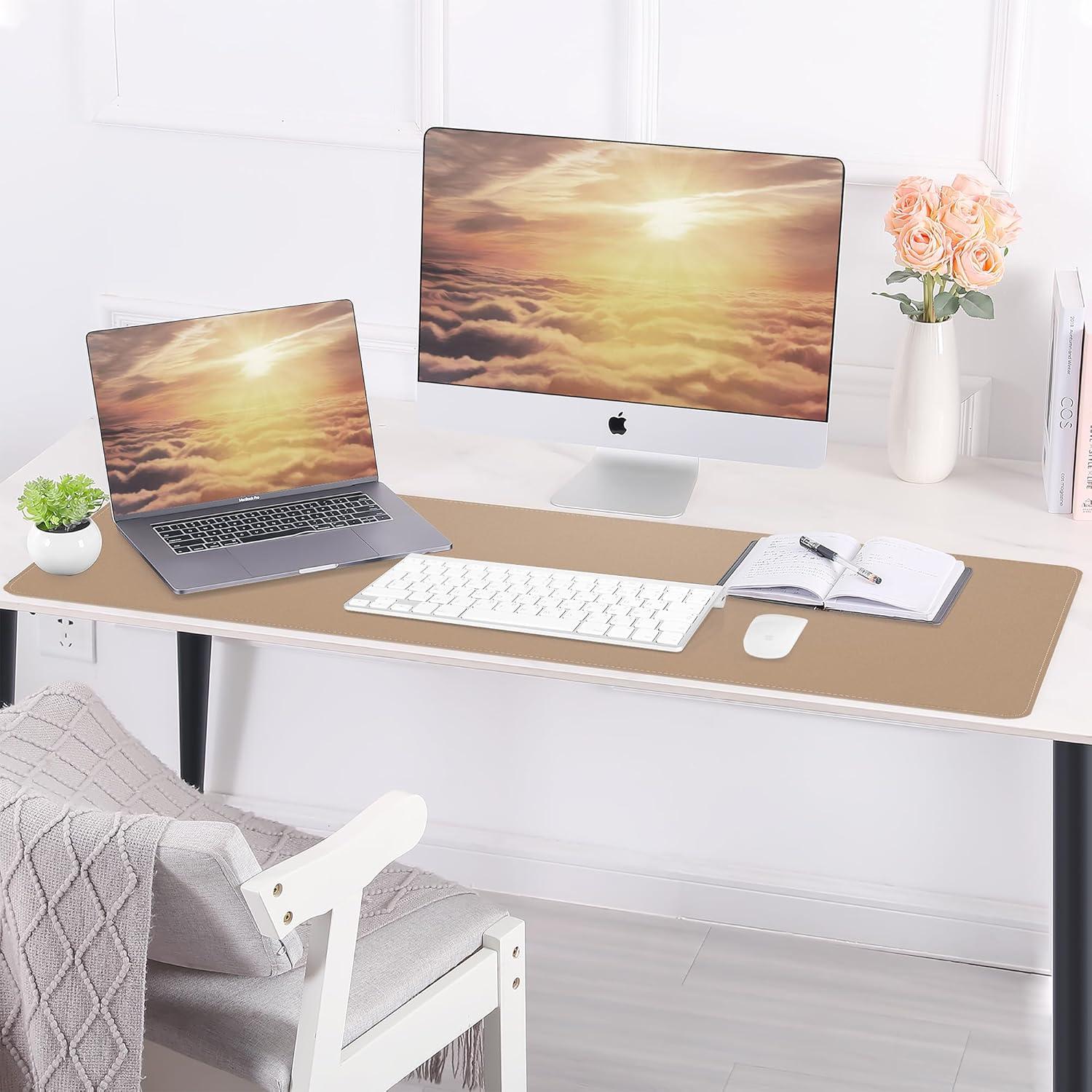 Alfombrilla de Escritorio AFIING 119x43 cm Doble Cara Impermeable