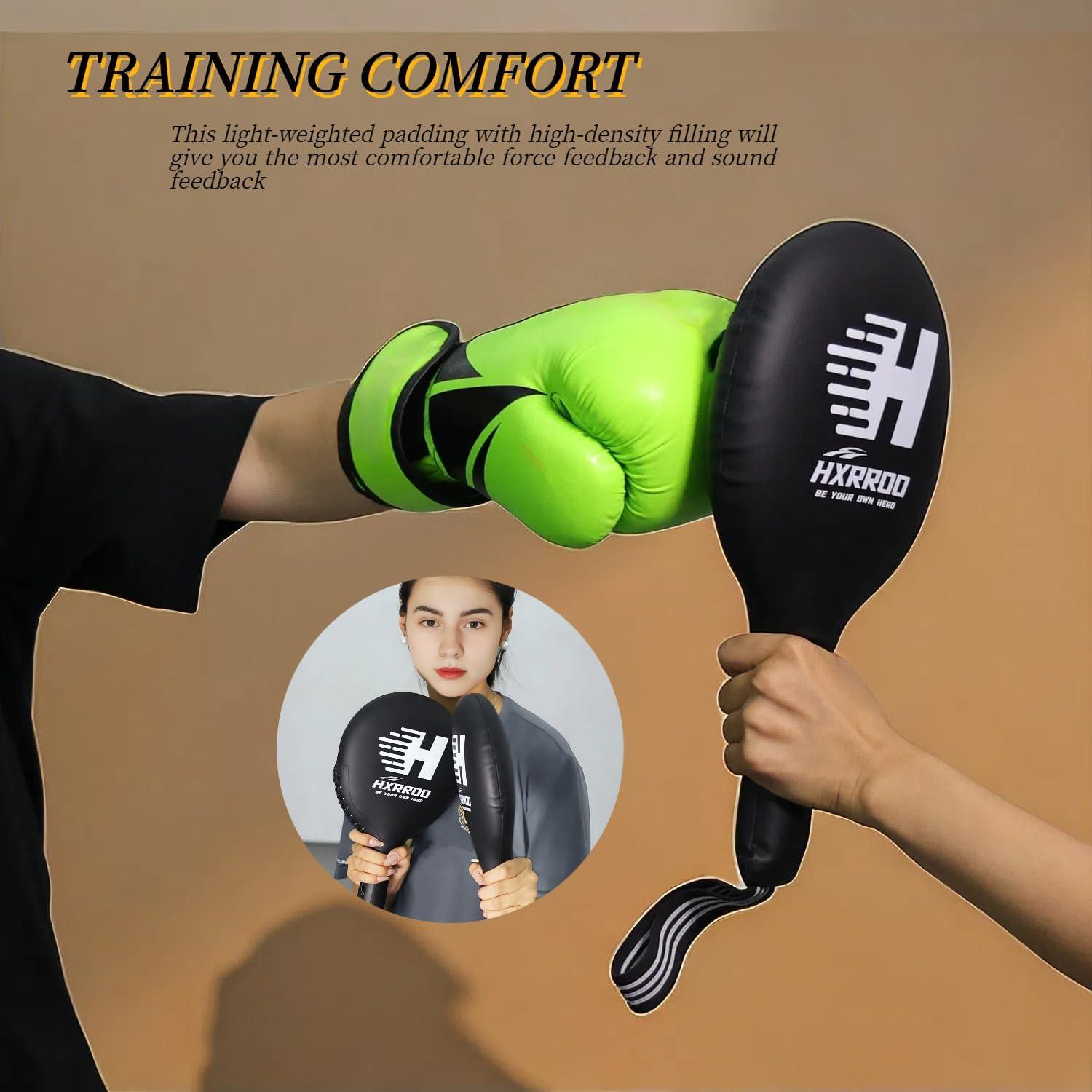 Paquete de 2 Almohadillas de Boxeo HXRROO Redondas 31.75cm