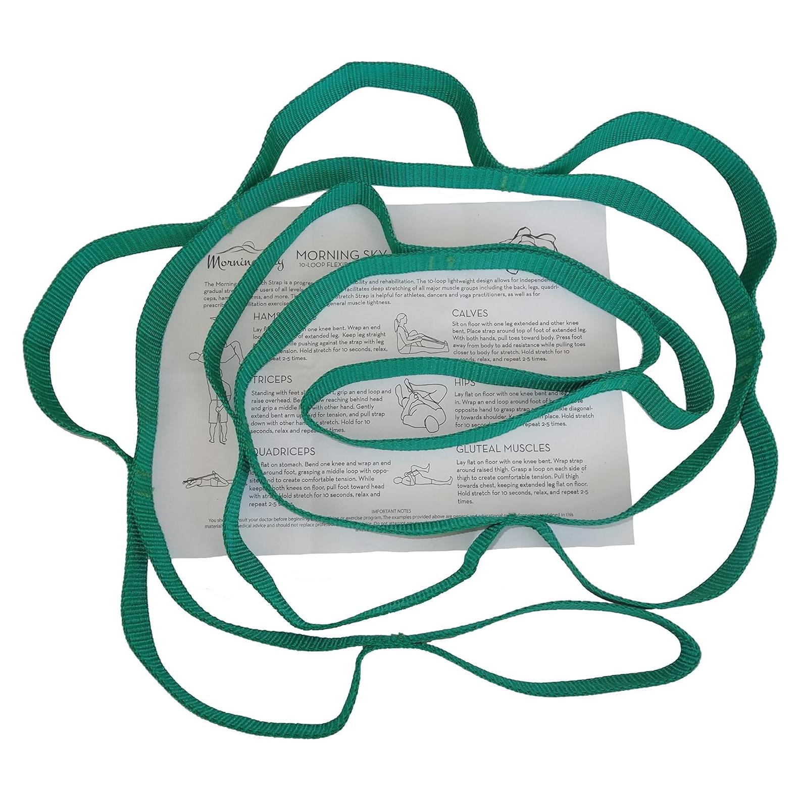 Correa de Estiramiento Morning Sky 10 Laços 185 cm Verde