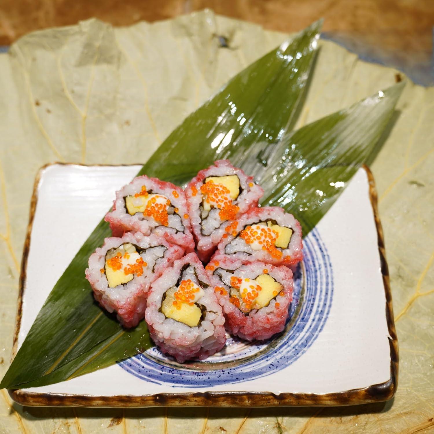 Hojas de Bambú Rainlily Wen 24.1cm 100 Pcs Decoración Sushi