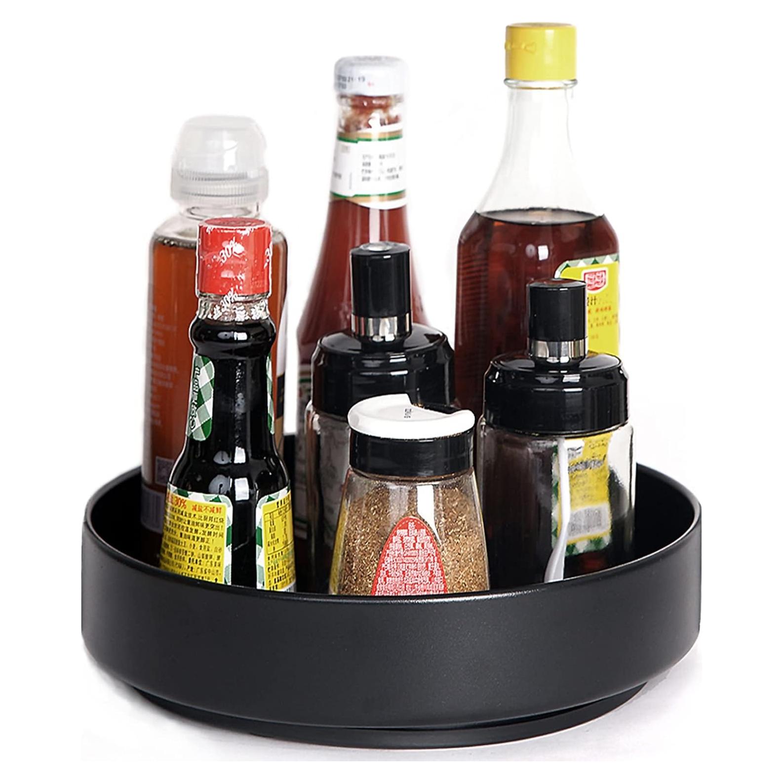 Organizador giratorio de especias XNTONG 25.4 cm acero inoxidable