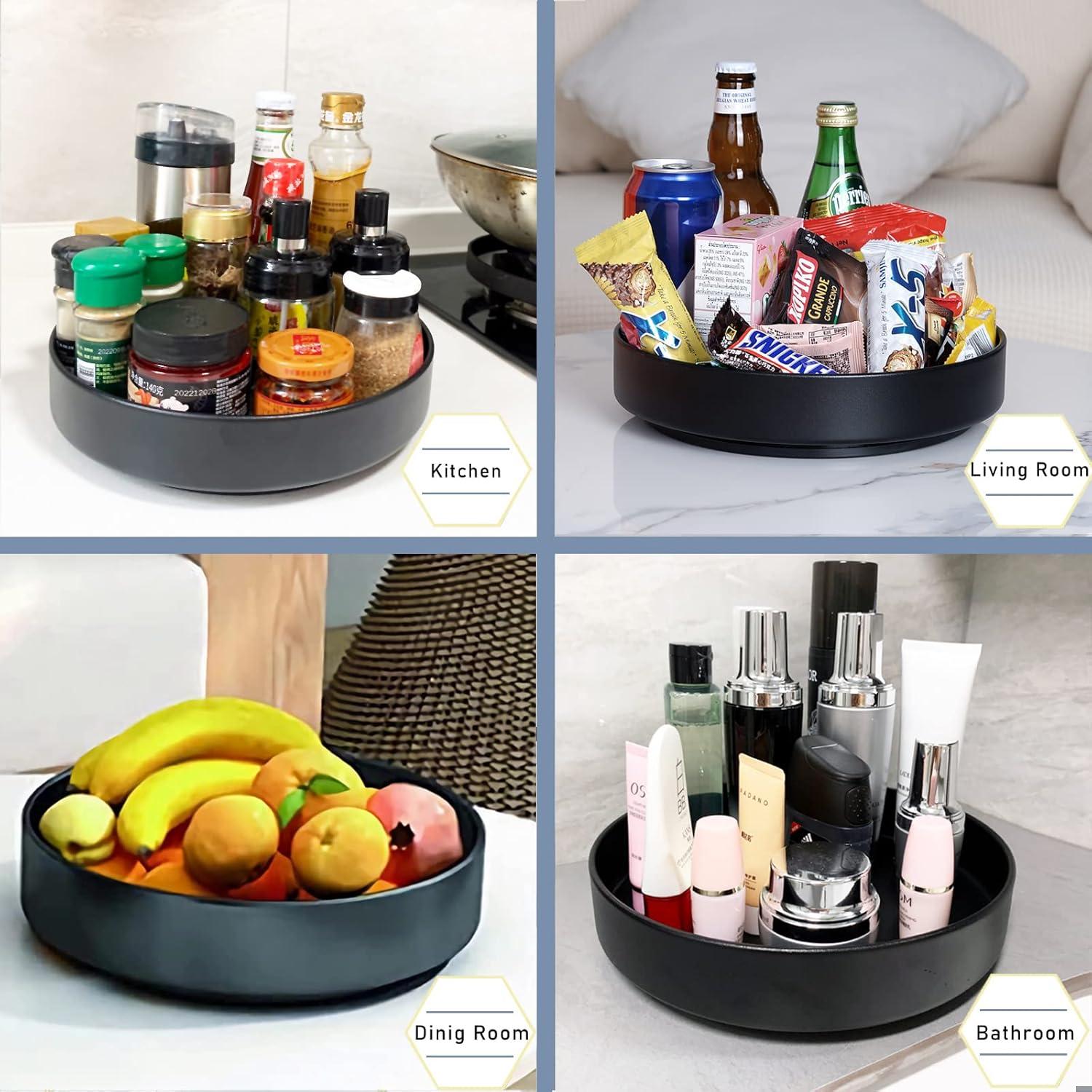 Organizador giratorio de especias XNTONG 25.4 cm acero inoxidable