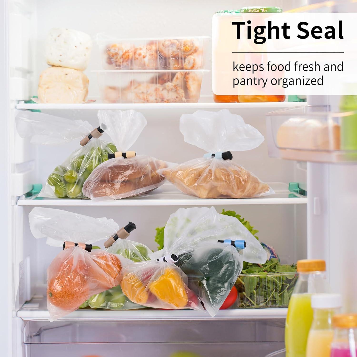 Paquete de 10 Clips Reutilizables para Bolsas de Pan VALUCKEE