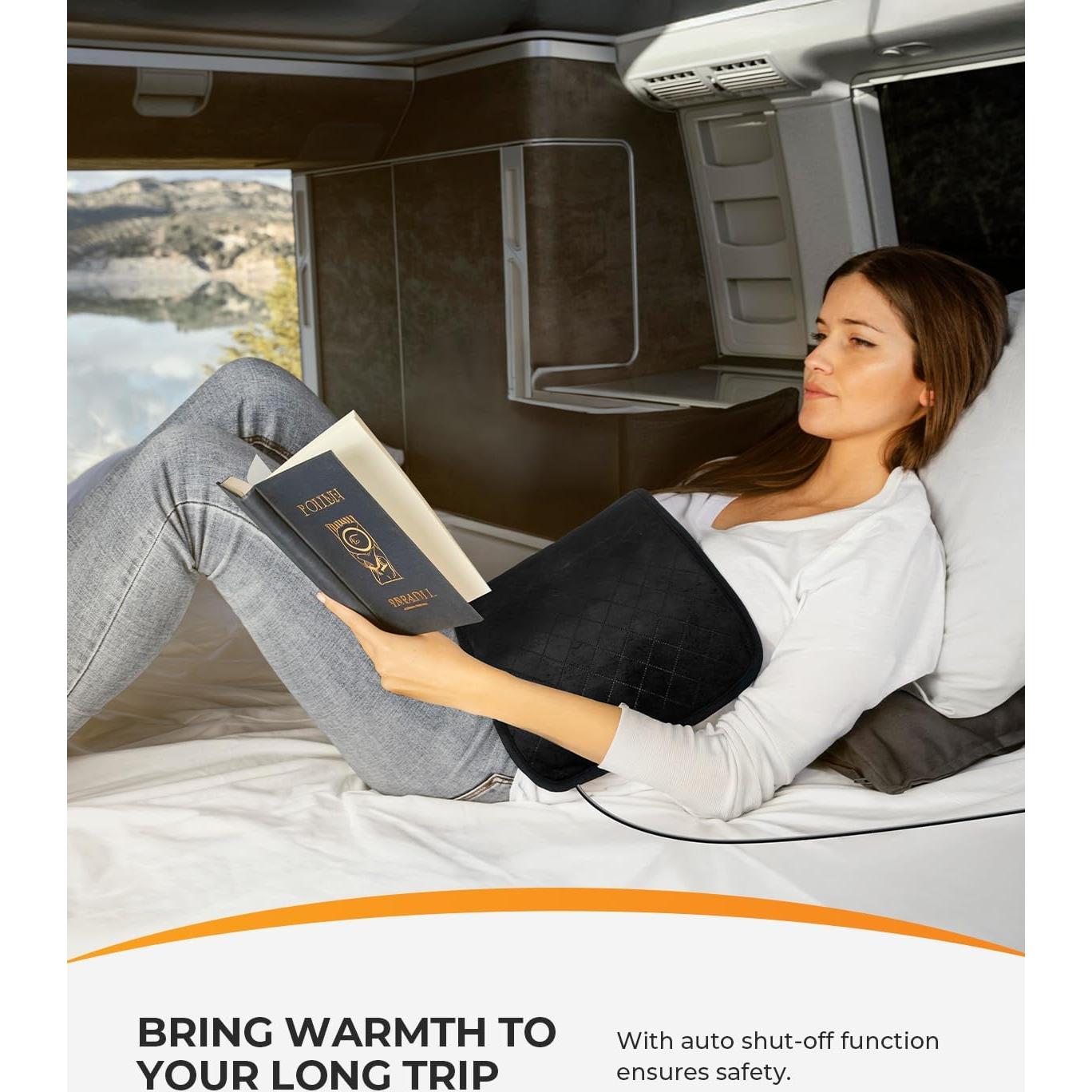 Manta Calentada para Auto CooCoCo 30.48x60.96cm 5 Niveles