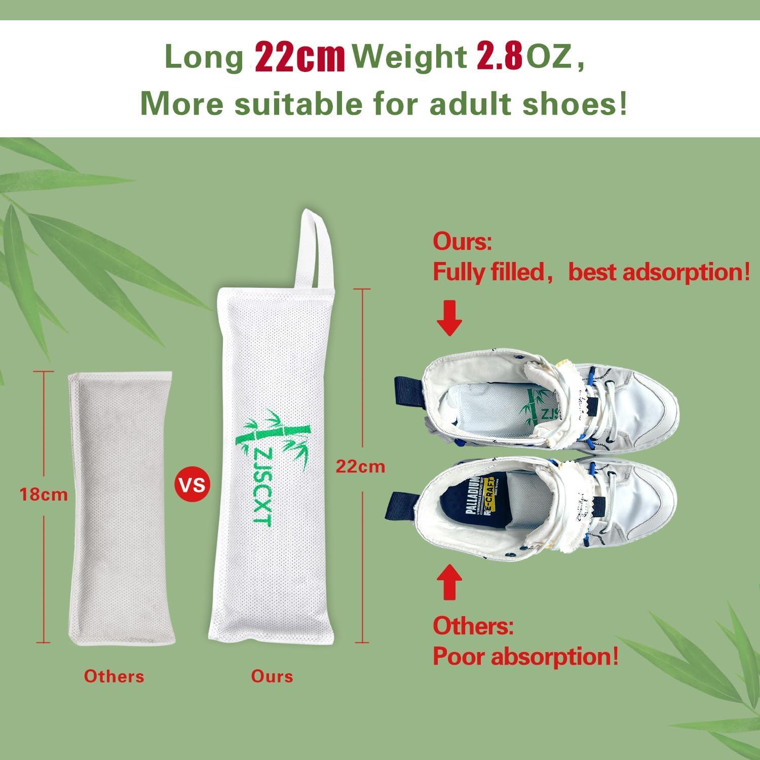 Eliminador de Olores para Zapatos ZJSCXT - Carbón de Bambú 2 Pzs