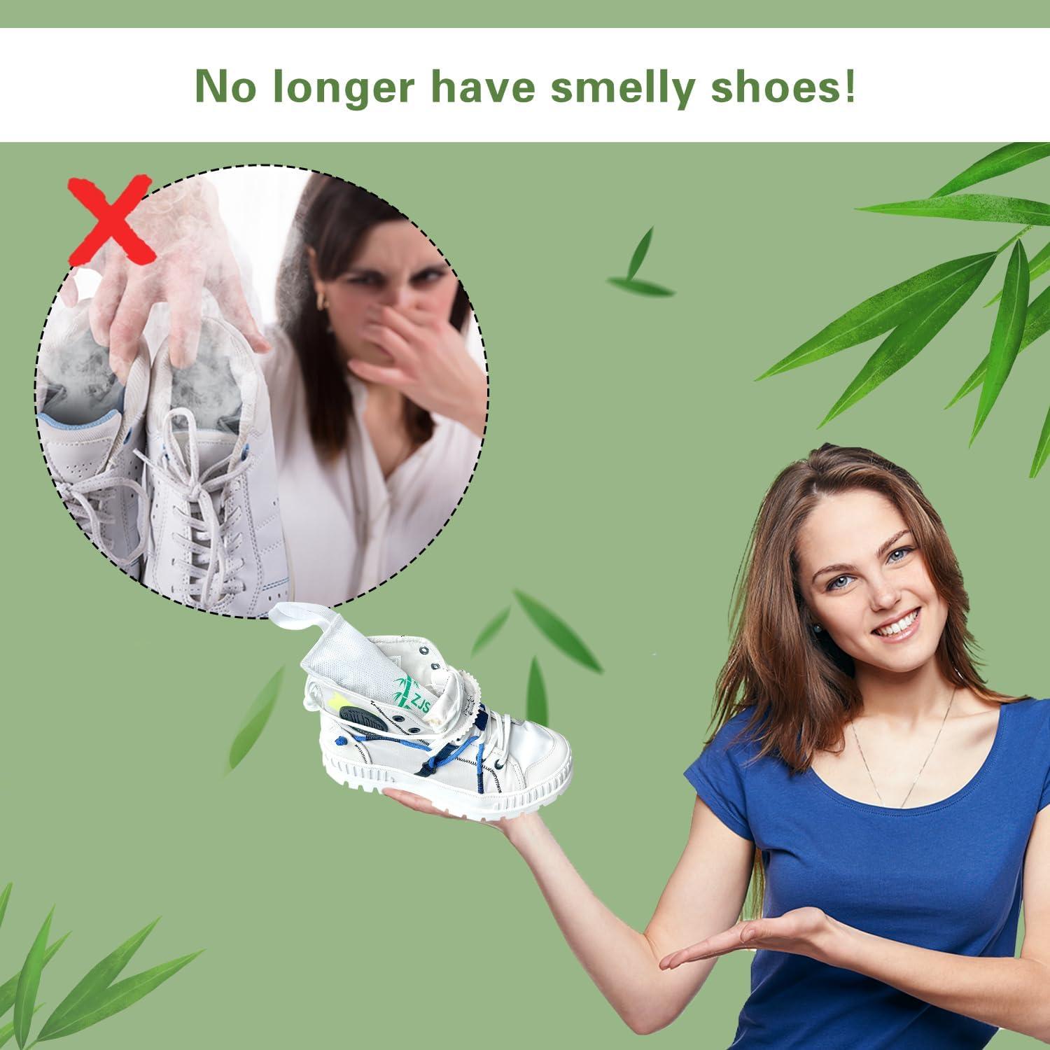 Eliminador de Olores para Zapatos ZJSCXT - Carbón de Bambú 2 Pzs