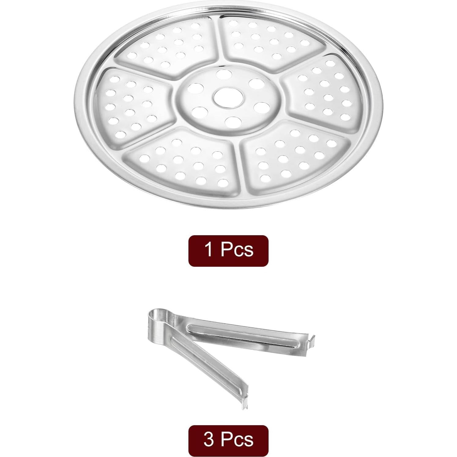 Soporte de Vapor Acero Inoxidable uxcell 20 cm Antiadherente