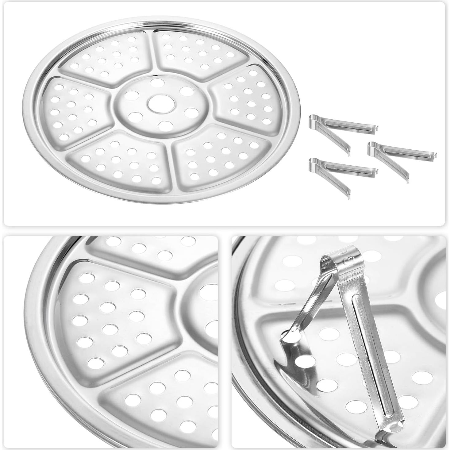 Soporte de Vapor Acero Inoxidable uxcell 20 cm Antiadherente