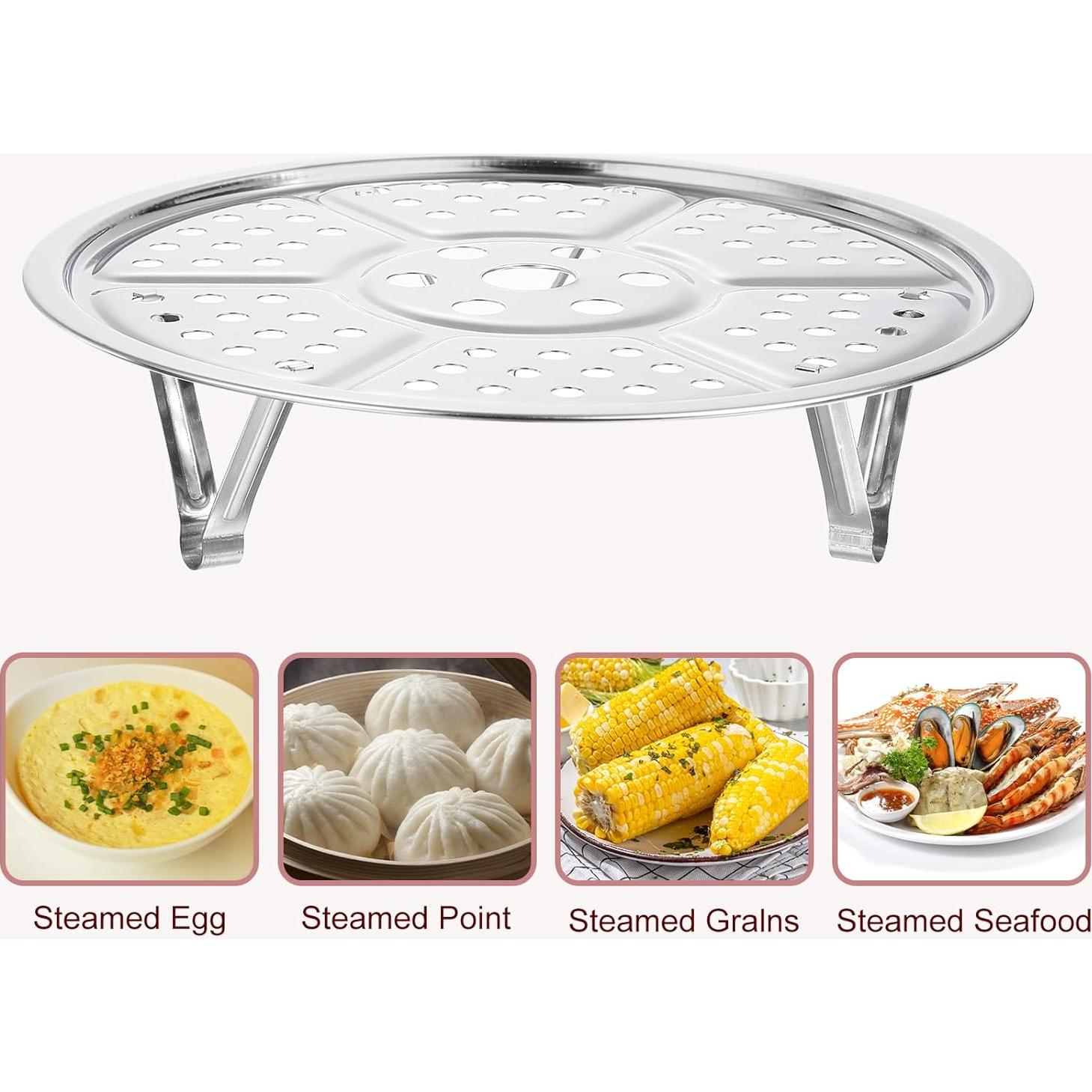 Soporte de Vapor Acero Inoxidable uxcell 20 cm Antiadherente