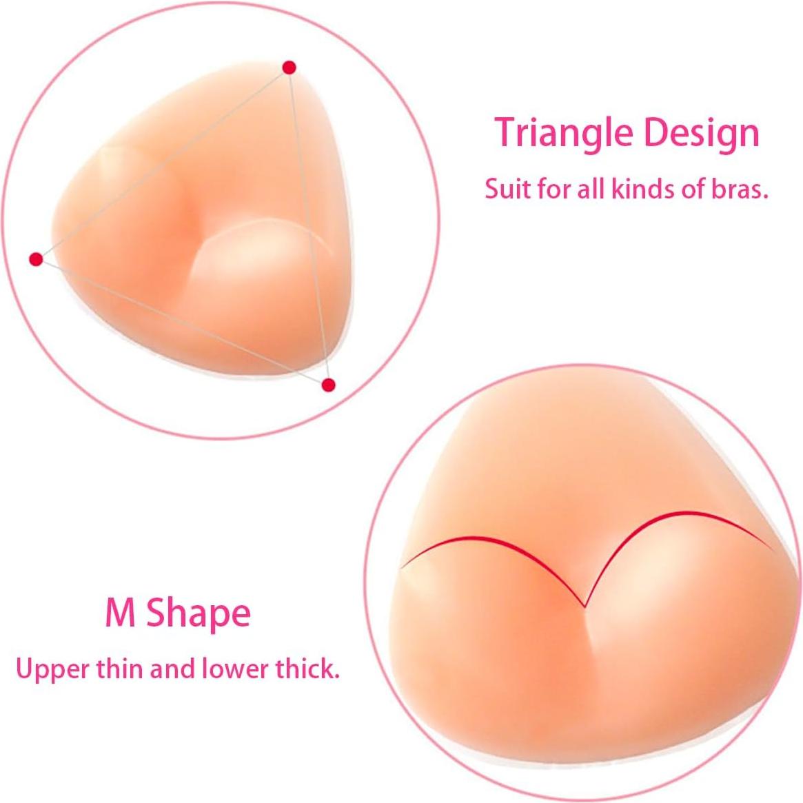 Aumentadores de Senos SEEKUP Triángulo Silicona 10x10 cm