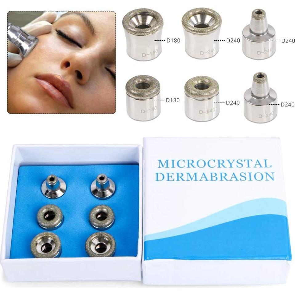 Juego de 6 Puntas de Dermabrasión de Diamante UNOISETION