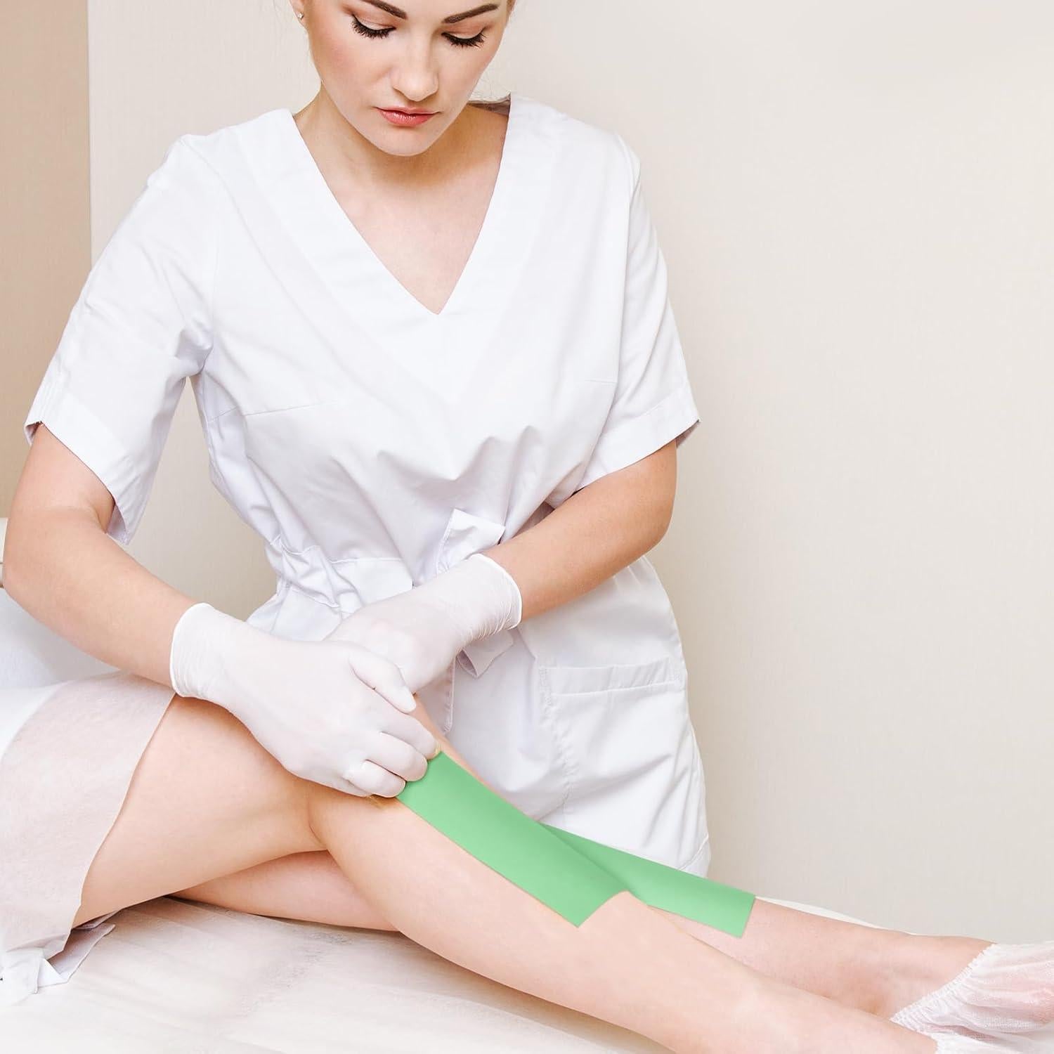 Kit de Depilación con Tiras de Cera Yaomiao 250 Piezas Verde