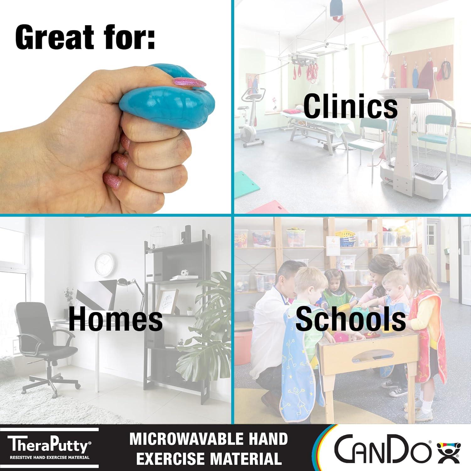 CanDo TheraPutty Masilla Calentable para Manos Firme 85 g