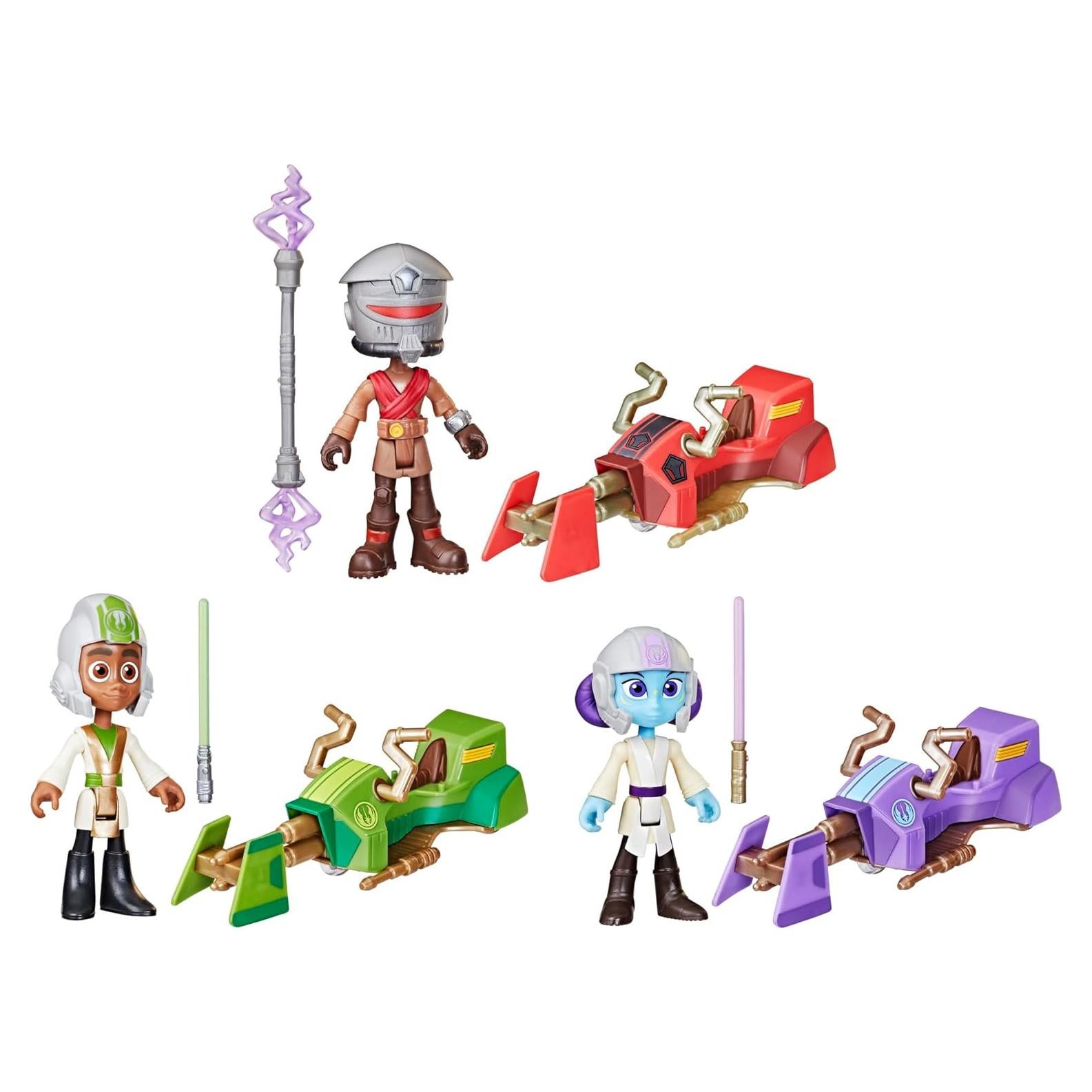 Star Wars Paquete Aventura Speeder Hasbro 3 Figuras 10 cm