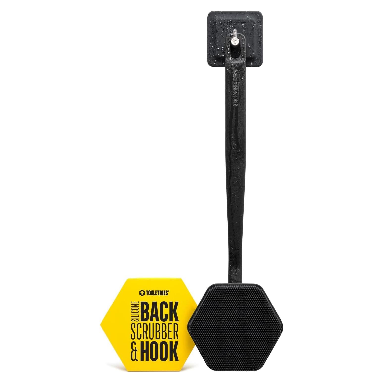 Exfoliante de Espalda de Silicona Tooletries - Carbón