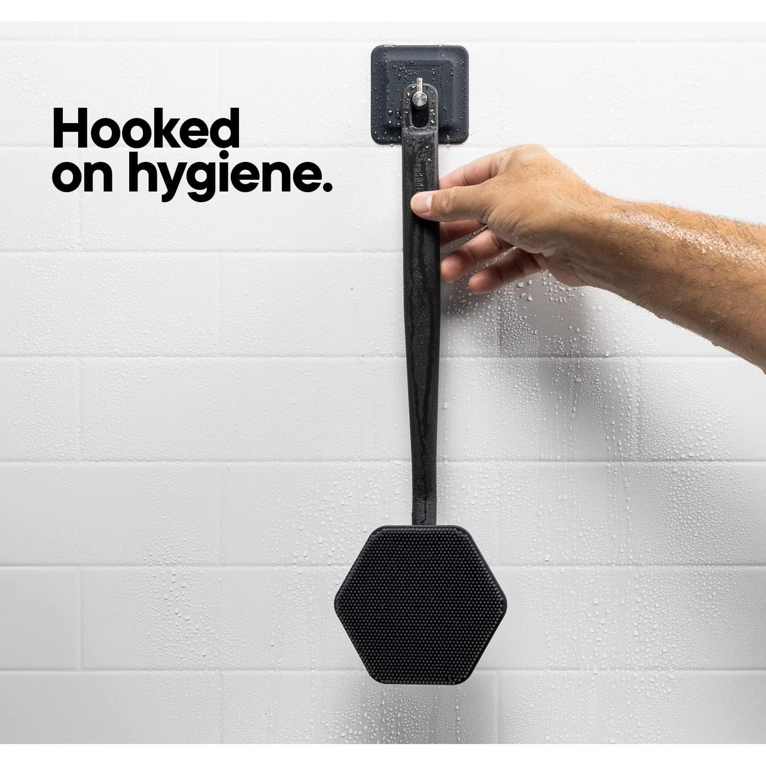 Exfoliante de Espalda de Silicona Tooletries - Carbón