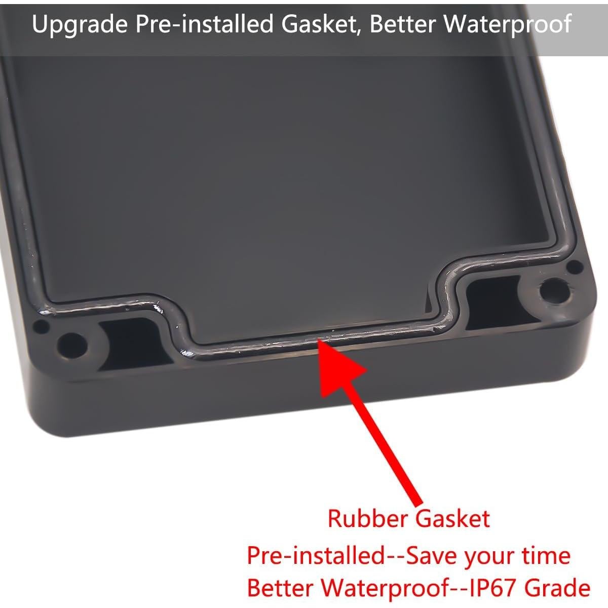 Caja de Conexiones Impermeable IP67 YETLEBOX 100x68x50mm 2Pcs