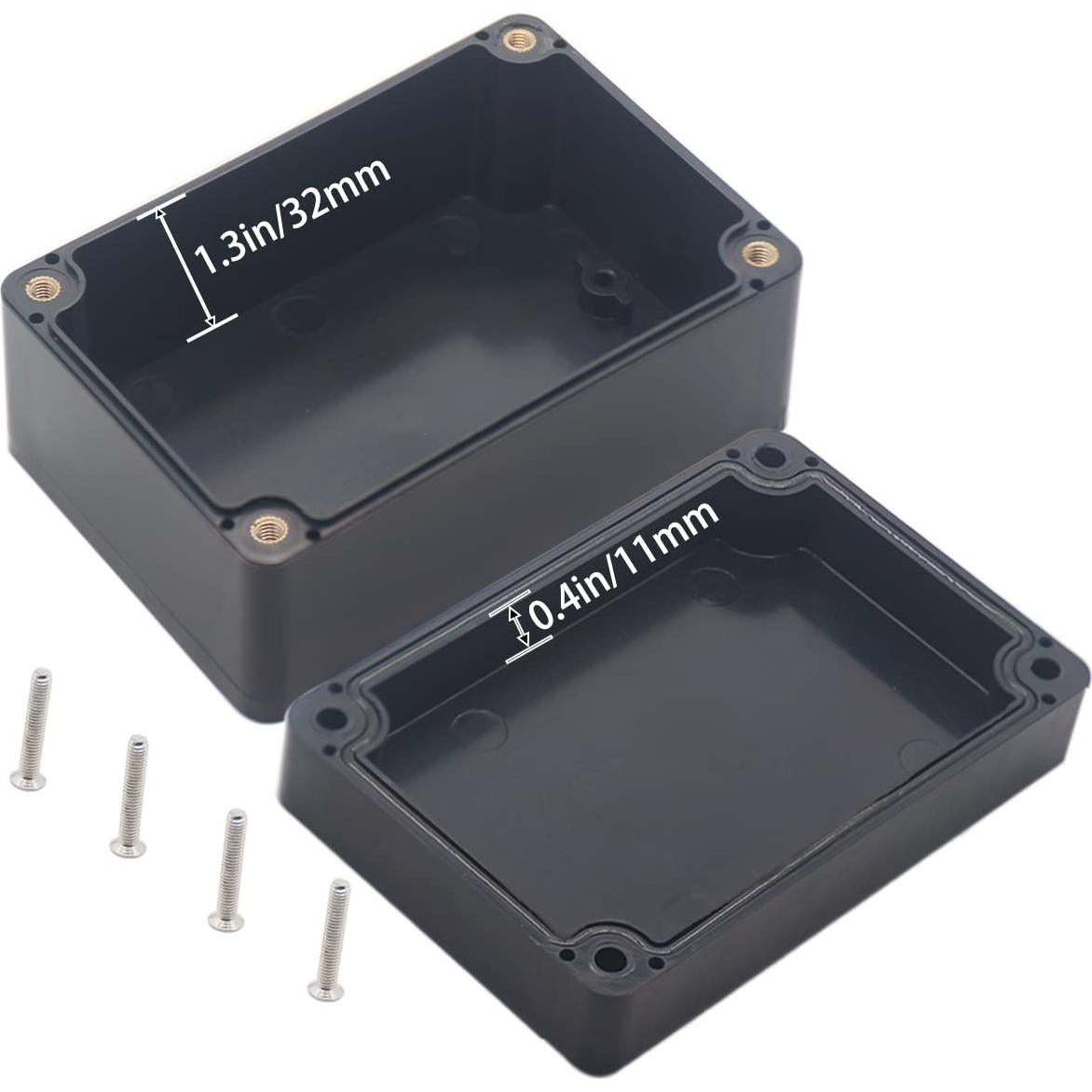 Caja de Conexiones Impermeable IP67 YETLEBOX 100x68x50mm 2Pcs