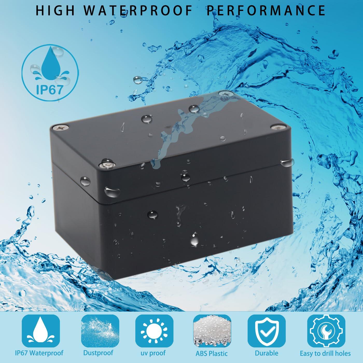 Caja de Conexiones Impermeable IP67 YETLEBOX 100x68x50mm 2Pcs